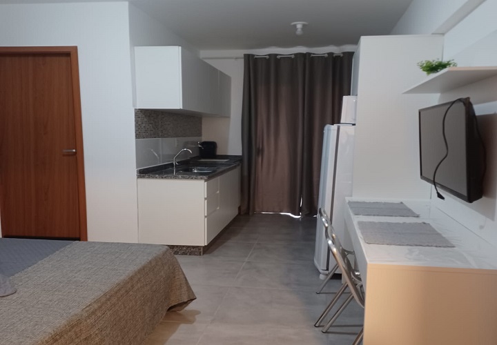 Studio Mobiliado Completo – Pronto para Morar!